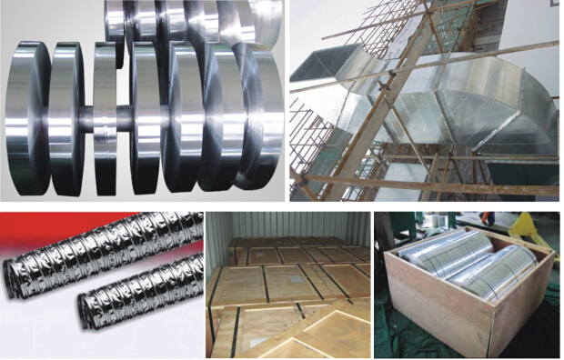 Aluminium strip for Semi-rigid aluminium flexible duct